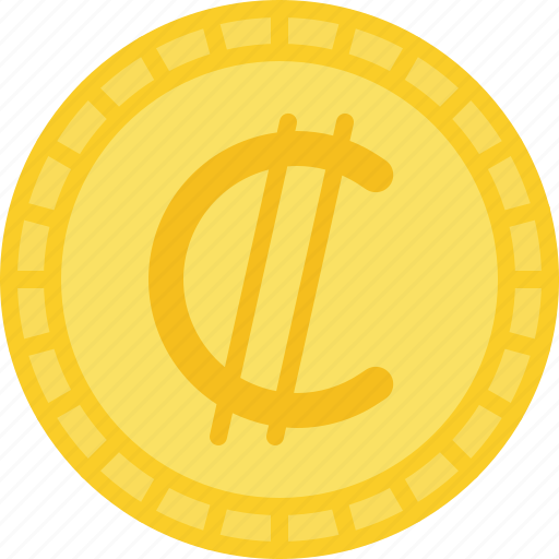 Coin, colon, costa rica colon, currency, money, salvadoran colon icon - Download on Iconfinder