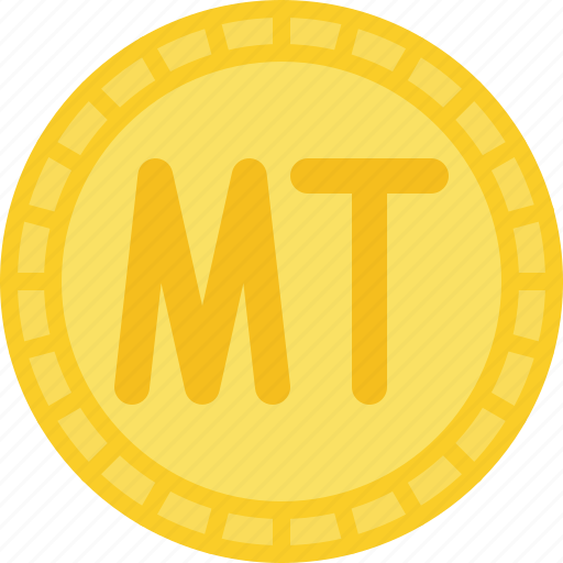Coin, currency, metical, money, mozambique metical icon - Download on Iconfinder
