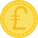 coin, currency, money, pound