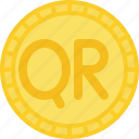 coin, currency, money, qatari riyal, riyal