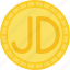 coin, currency, dinar, jordanian dinar, money 