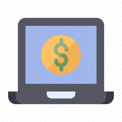 Currency, laptop, notebook, dollar, money, finance, business icon - Download on Iconfinder