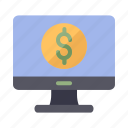 currency, computer, dollar, money, business, finance