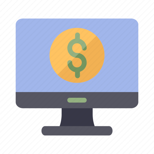 Currency, computer, dollar, money, business, finance icon - Download on Iconfinder