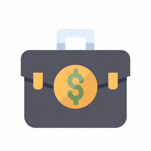 Currency, briefcase, dollar, business, luggage icon - Download on Iconfinder