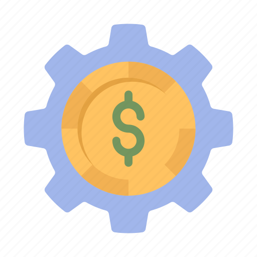 Currency, gear, money, dollar, finance, business, setting icon - Download on Iconfinder