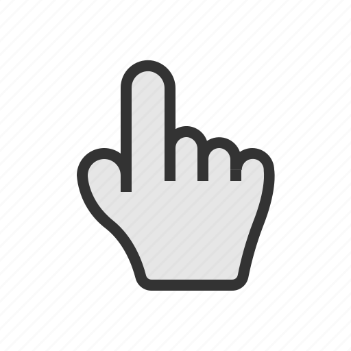 Click, cursor, hand, pointer icon - Download on Iconfinder