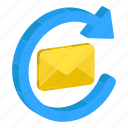 mail update, mail refresh, mail reload, letter, envelope