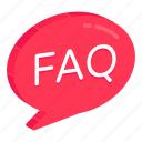 faq, help chat, help message, frequently ask question, text
