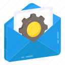 email setting, mail management, correspondence, letter, envelope