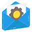 email setting, mail management, correspondence, letter, envelope 