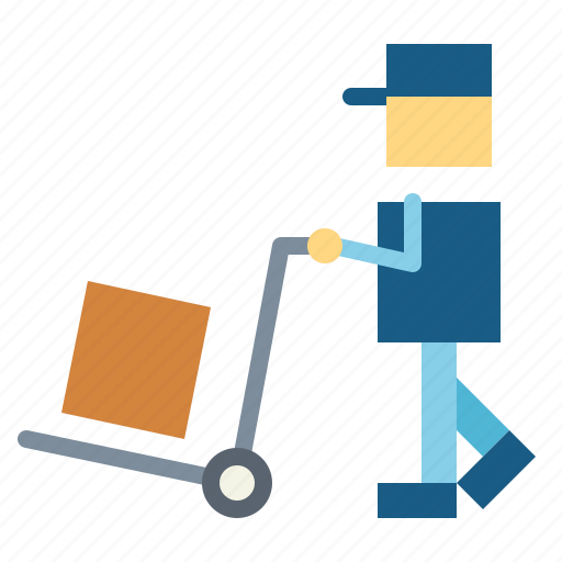 Cart, delivery, logistics, pack, package, transport icon - Download on Iconfinder