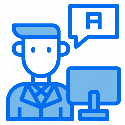Customer, man, service, support icon - Download on Iconfinder