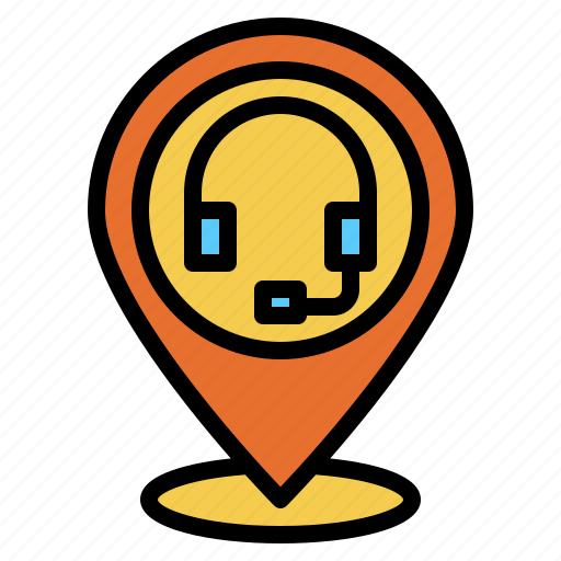 Customer, location, pin, service icon - Download on Iconfinder