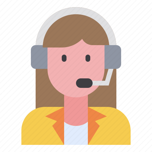 Customer, help, service, support, woman icon - Download on Iconfinder