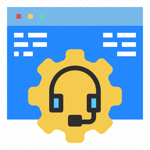 Customer, gear, headphone, service, web icon - Download on Iconfinder
