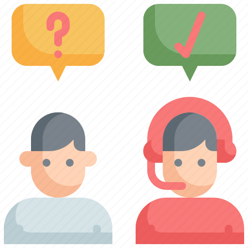 Question, answer, customer, support, service, help icon - Download on Iconfinder