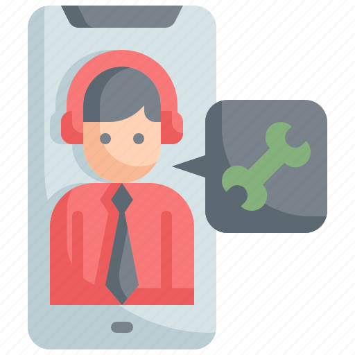 Mobile, support, online, agent, customer, service, help icon - Download on Iconfinder