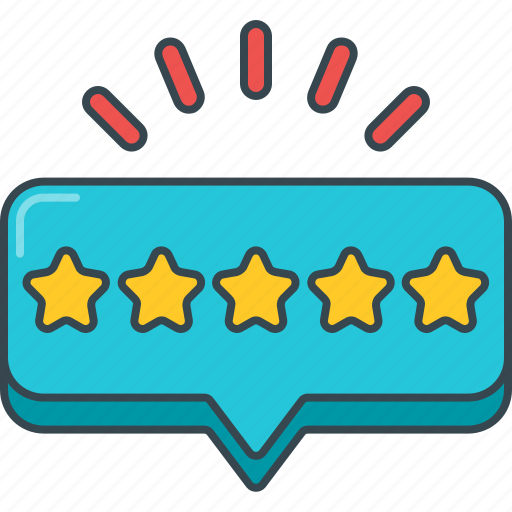 5 stars, rate, rating, review, star, stars, testimonial icon - Download on Iconfinder
