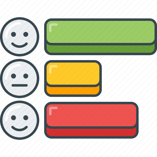 Bar, chart, data, graph, horizontal, smiley, stats icon - Download on Iconfinder