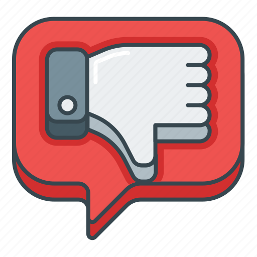 Bad, dissatisfied, horrible, rating, review, thumbs down icon - Download on Iconfinder