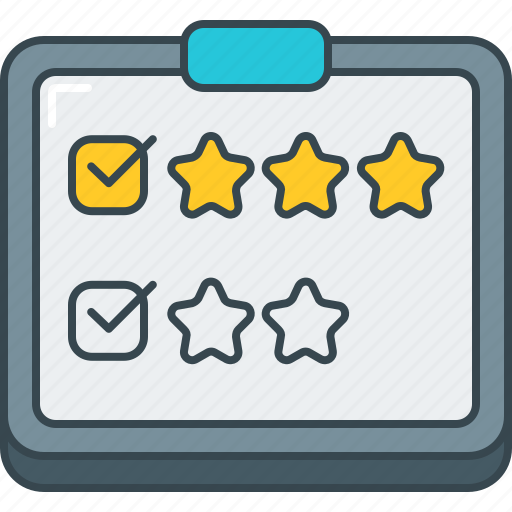 Questionnaire, rating, star, stars, survey icon - Download on Iconfinder