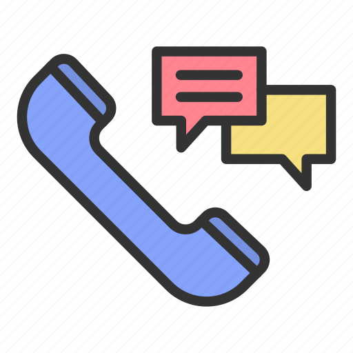 Call, chat, phone receiver, call center icon - Download on Iconfinder