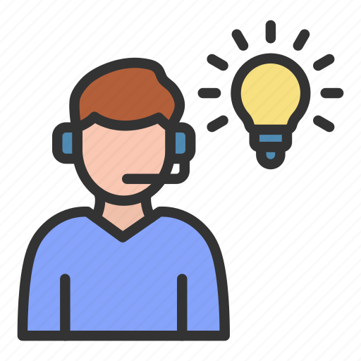 Solution, headphone, idea, innovation icon - Download on Iconfinder