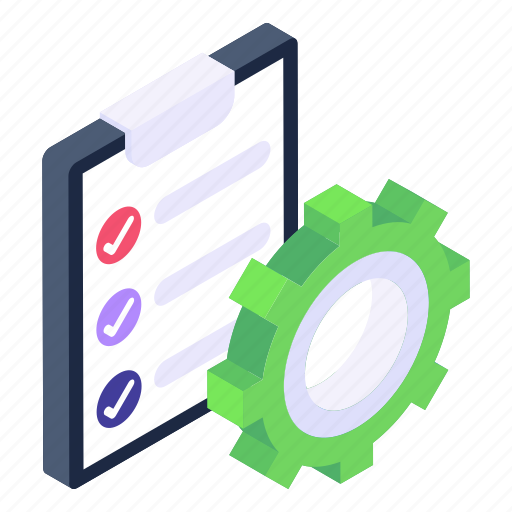 Project management, project configuration, project execution, work management, project document icon - Download on Iconfinder