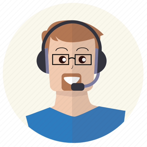 Client, customer service, headphones, people, person, user, support icon - Download on Iconfinder