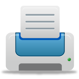 Blue, printer icon - Free download on Iconfinder
