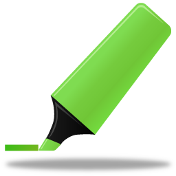 Highlightmarker, green icon - Free download on Iconfinder
