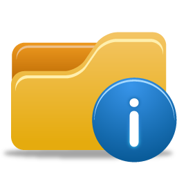 Folder, info icon - Free download on Iconfinder