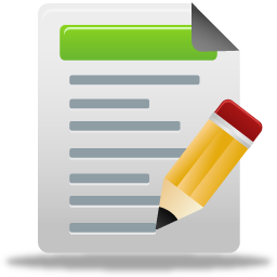 Blog post, document, test, write icon - Free download