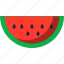 cute, food, fruits, group, healthy, vegetable, watermelon 