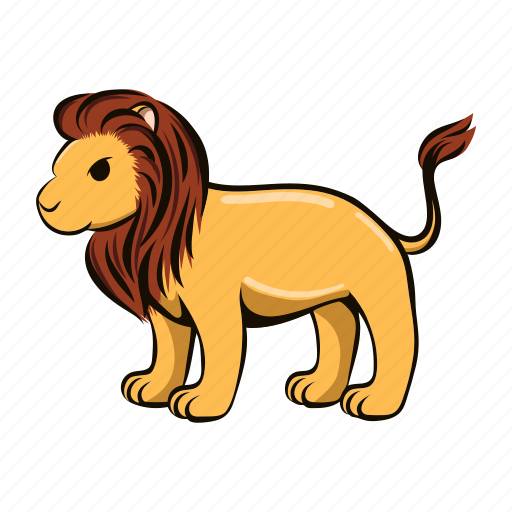 Animal, cute, cartoon, wildlife, mascot, lion, leo icon - Download on Iconfinder