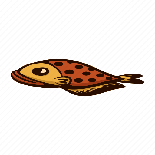 Animal, cute, cartoon, pet, flounder, fish, sea icon - Download on Iconfinder