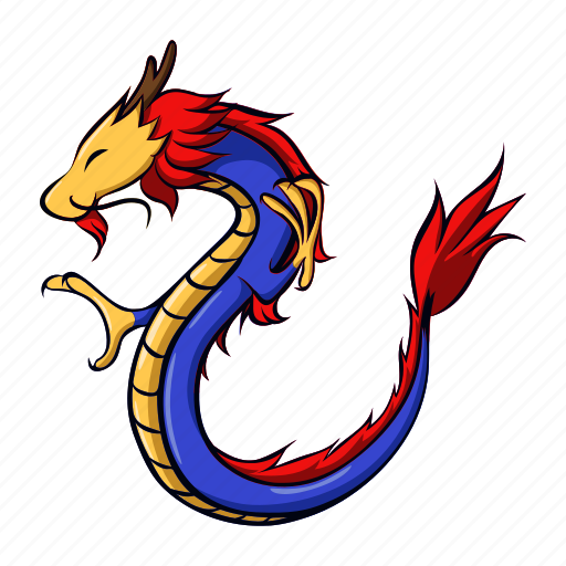 Animal, cute, cartoon, wildlife, mascot, dragon, chinese icon - Download on Iconfinder