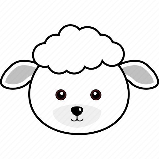 Animal, cute, face, farm, head, lamb, sheep icon - Download on Iconfinder