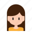 avatar, face, female, profil, user, woman 