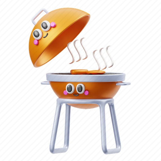 Bbq, grill 3D illustration - Download on Iconfinder