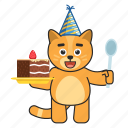 cat, cake, eat, emoji