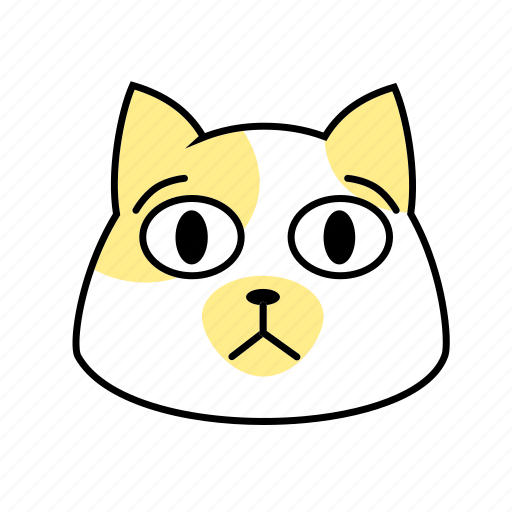 Cat, emoji, cute, emoticon, kitty, sad icon - Download on Iconfinder