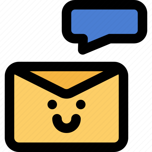 Chatting, chat, dialogue, dialog, mail, message, cute icon - Download on Iconfinder