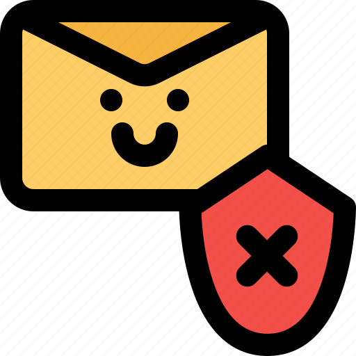 Danger, unprotected, risk, mail, message, cute, email icon - Download on Iconfinder