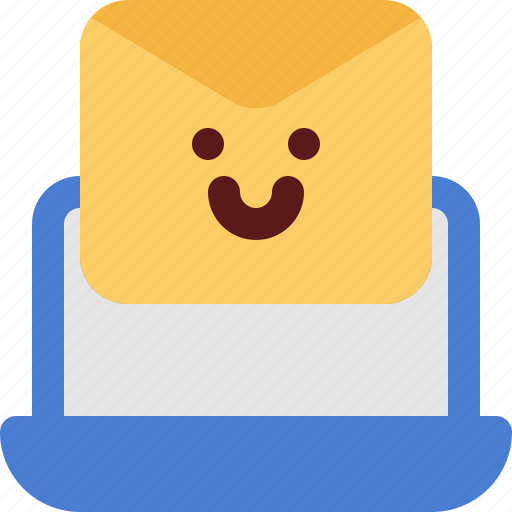 Labor, laptop, work, mail, message, cute, email icon - Download on Iconfinder