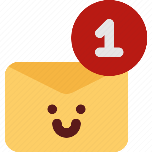 Mailbox, first, notification, mail, message, cute, email icon - Download on Iconfinder