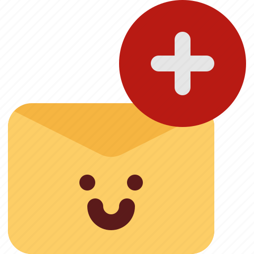 Message, mail, compose, add, cute, mailbox, email icon - Download on Iconfinder