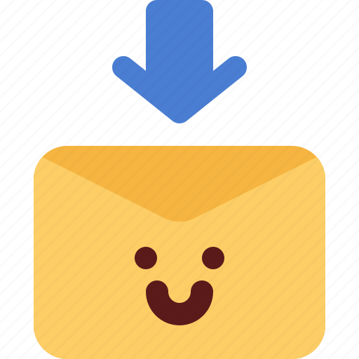 Receive, download, character, cute, message, mailbox, email icon - Download on Iconfinder