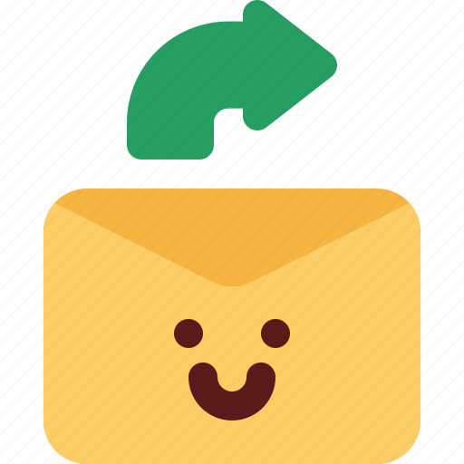 Sharing, forward, share, mail, message, cute, email icon - Download on Iconfinder
